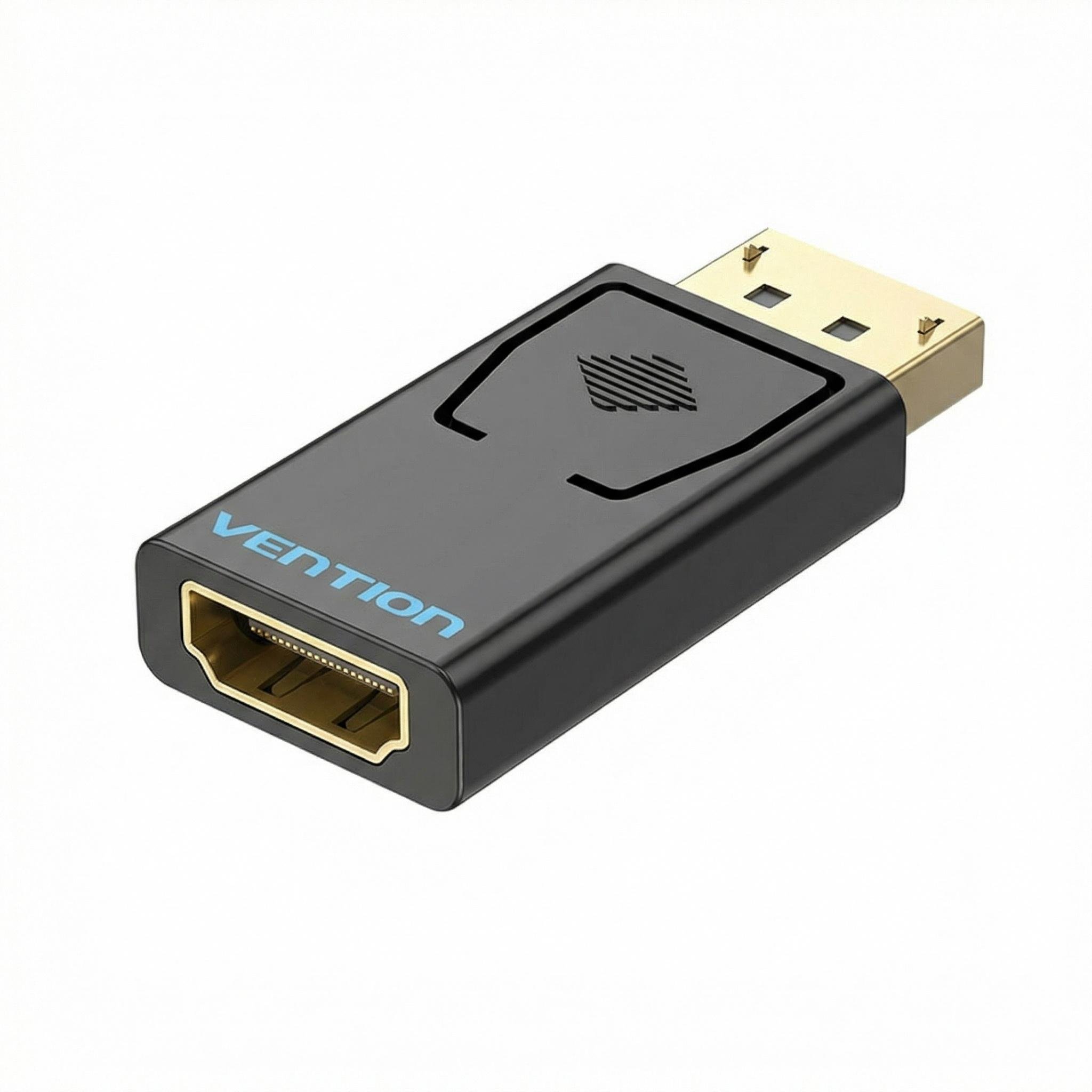 Адаптер DisplayPort на HDMI Vention 1080P/60 Гц/позолочені контакти Чорний (HBKB0)