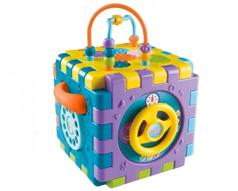 Игрушка интерактивная Сортер Монтессори развивающий музыкальный для самых маленьких