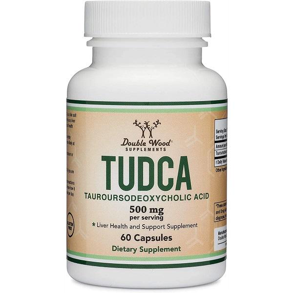 Комплекс для профілактики печінки Double Wood TUDCA Tauroursodeoxycholic Acid 250 mg 60 Caps