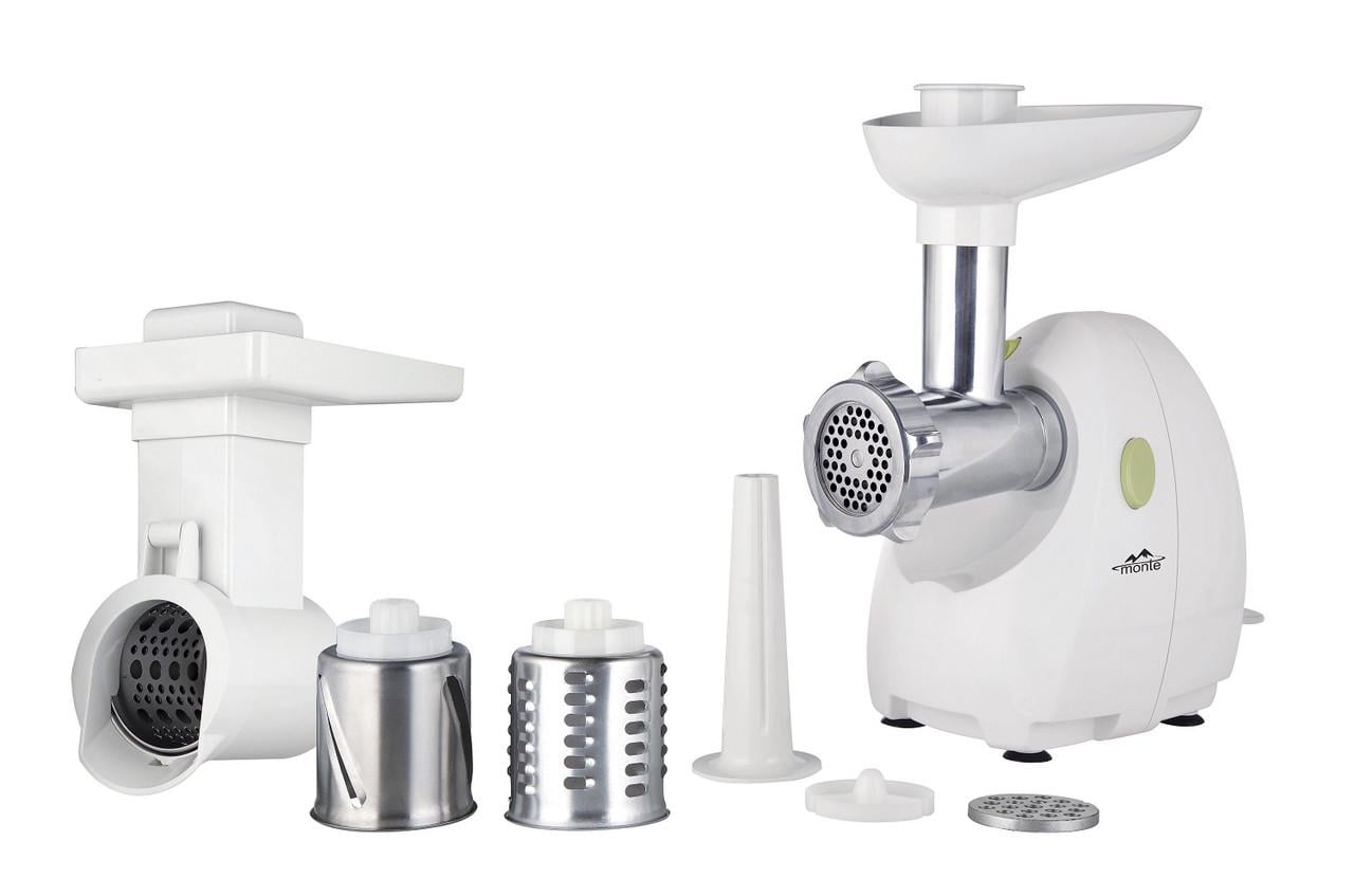 Мясорубка Monte MT-3111 с реверсом/насадки для колбас и овощей 1900 Вт Белый (33348725) Мясорубка Monte MT-3111 с реверсом/насадки для колбас и овощей 1900 Вт Белый (33348725)
