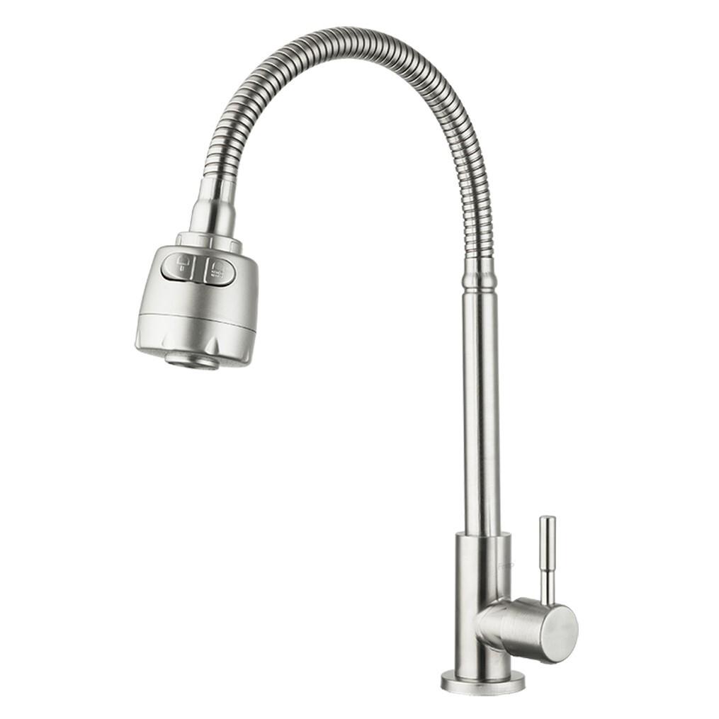 Кран для умивальника Frap F41899-7 на одну воду Сатин (160605)