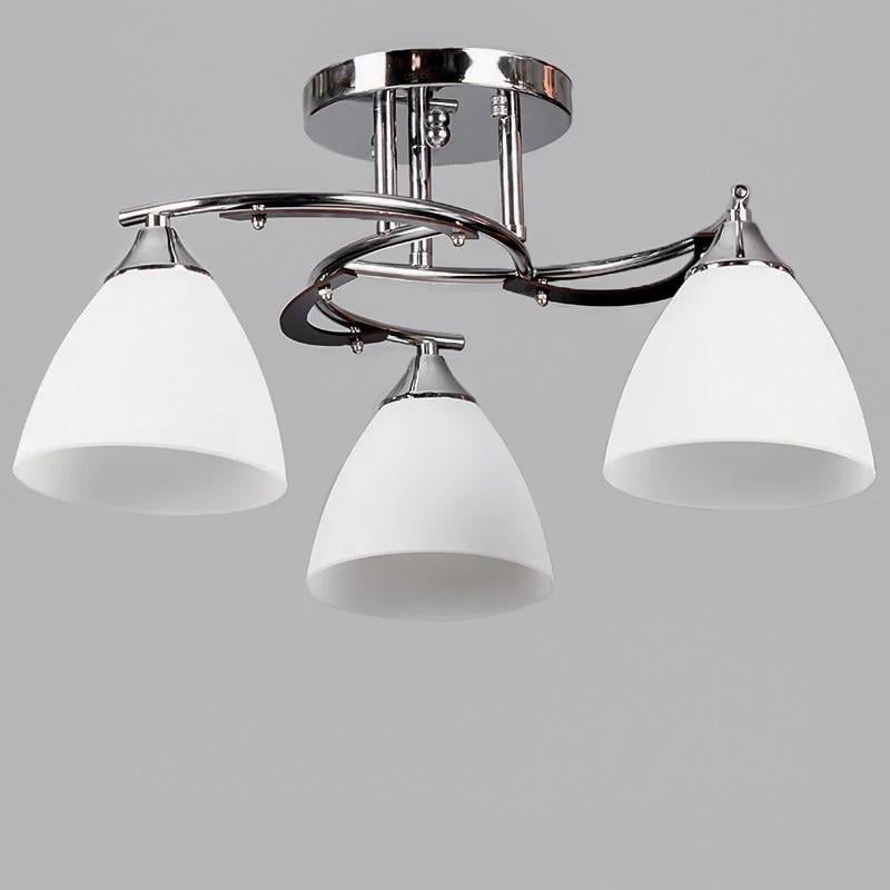 Люстра потолочная Light House SH-16066/3 CR на три лампы Хром