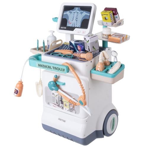 Дитячий ігровий набір Iso Trade Маленький лікар на візку з ЕКГ та рентгеном (26544)
