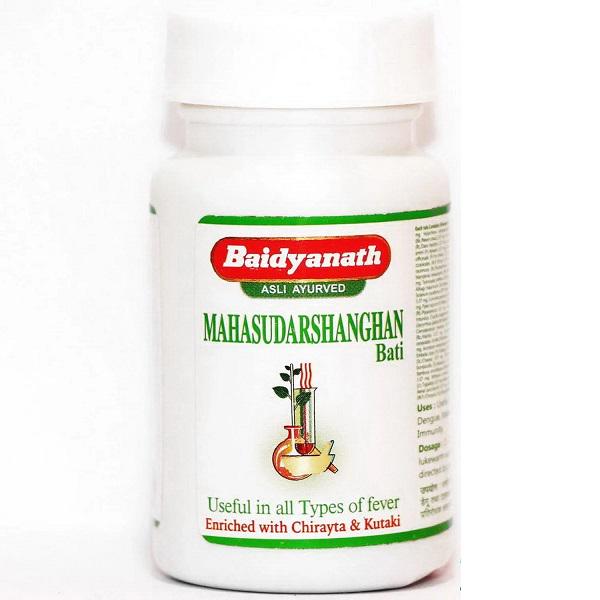 Смесь экстрактов Baidyanath Mahasudarshan Ghan Bati 40 табл. (000021843)