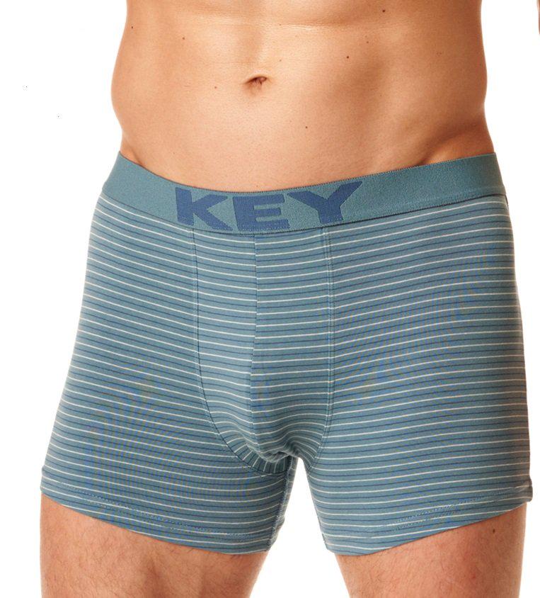 Трусы шорти мужские KEY MXH 399 В22 NI М 1 шт. Разноцветный в полоску (5904765651185)