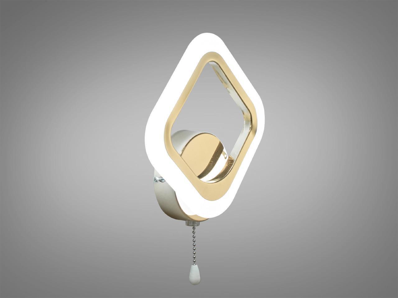 Бра светодиодное EcoLed хром 12W A8060/1G Черный