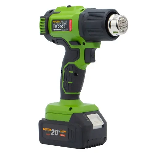 Фен промисловий ProCraft PH22 3 насадки без АКБ та ЗП - фото 7 Фен промисловий ProCraft PH22 3 насадки без АКБ та ЗП - фото 7