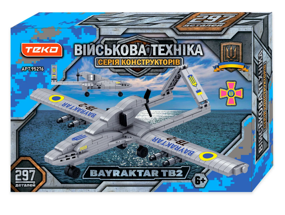 Конструктор Teko Байрактар ТБ2 297 пр.