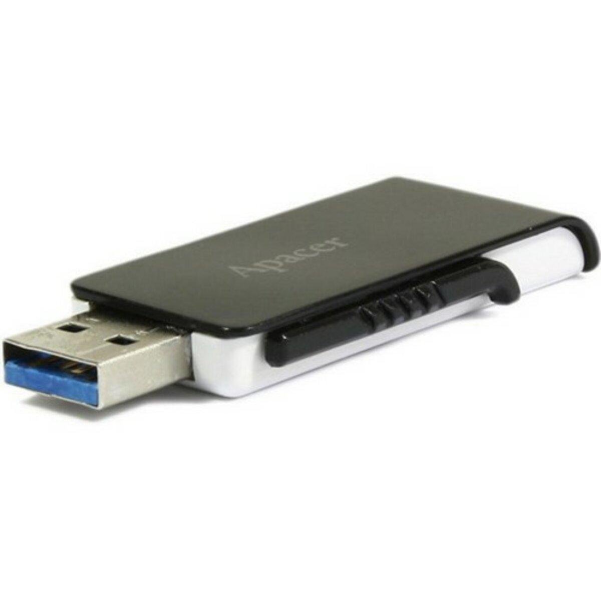 Флеш-накопичувач для ноутбука Flash Apacer USB 3.1 AH350 32Gb Black (AP32GAH350B-1) - фото 2