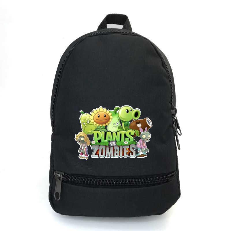 Школьный рюкзак детский Cappuccino Toys с принтом Plants vs Zombies 001-35х28х13 13 л Черный (2472991120)