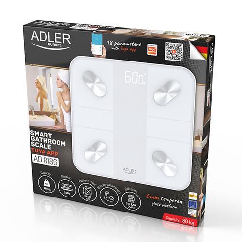Весы умные Body Analyzer Scale Adler AD 8186 White (609483) - фото 9 Весы умные Body Analyzer Scale Adler AD 8186 White (609483) - фото 9