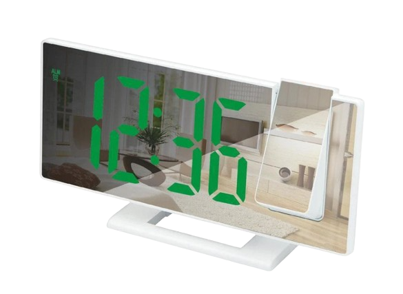 Годинник електронний Gaosiio DS-3618LP з проектором Зелене підсвічування (t8753)