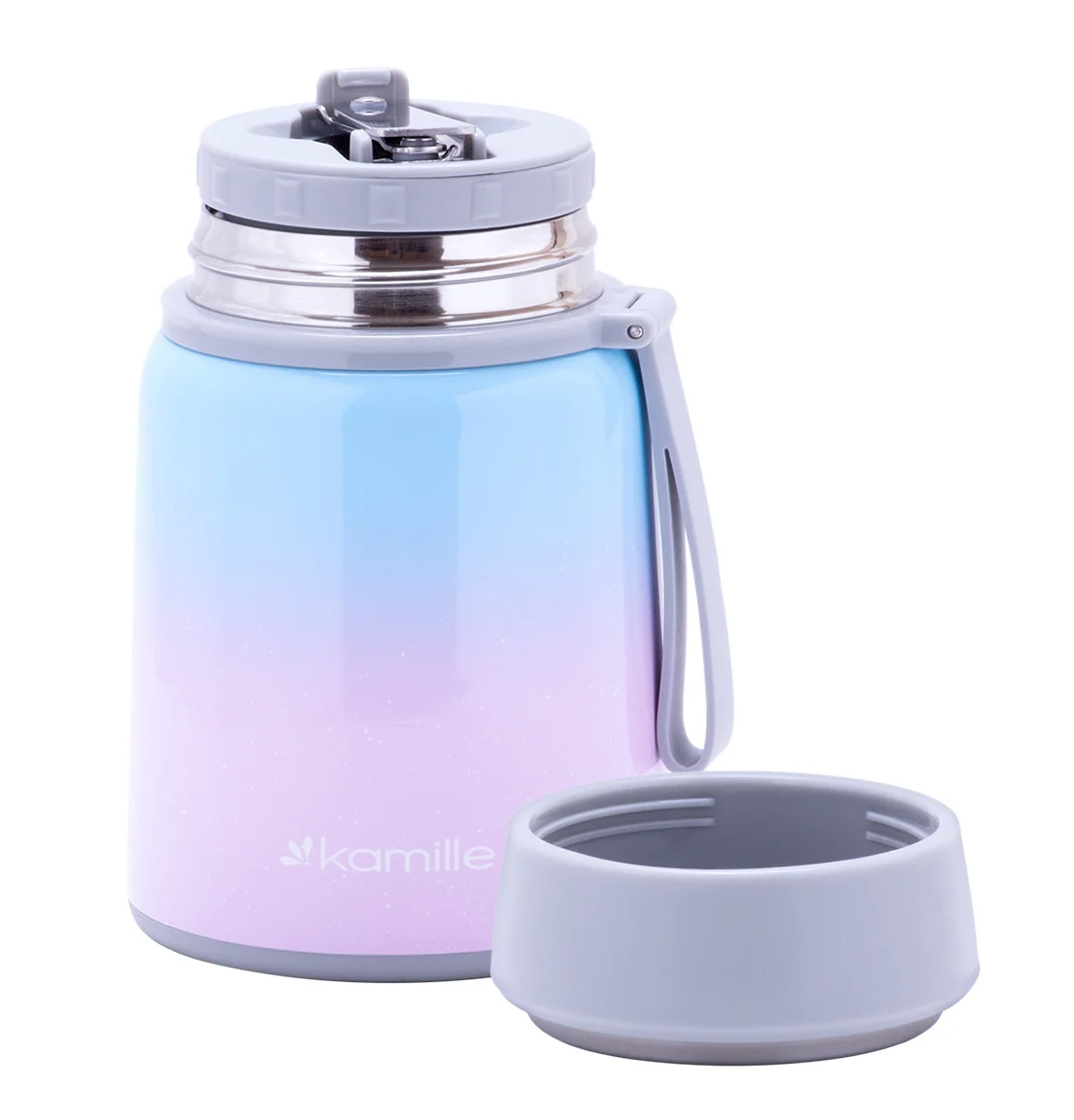 Термос Kamille харчовий 530 мл Блакитний (MKM-2096) - фото 2 Термос Kamille харчовий 530 мл Блакитний (MKM-2096) - фото 2