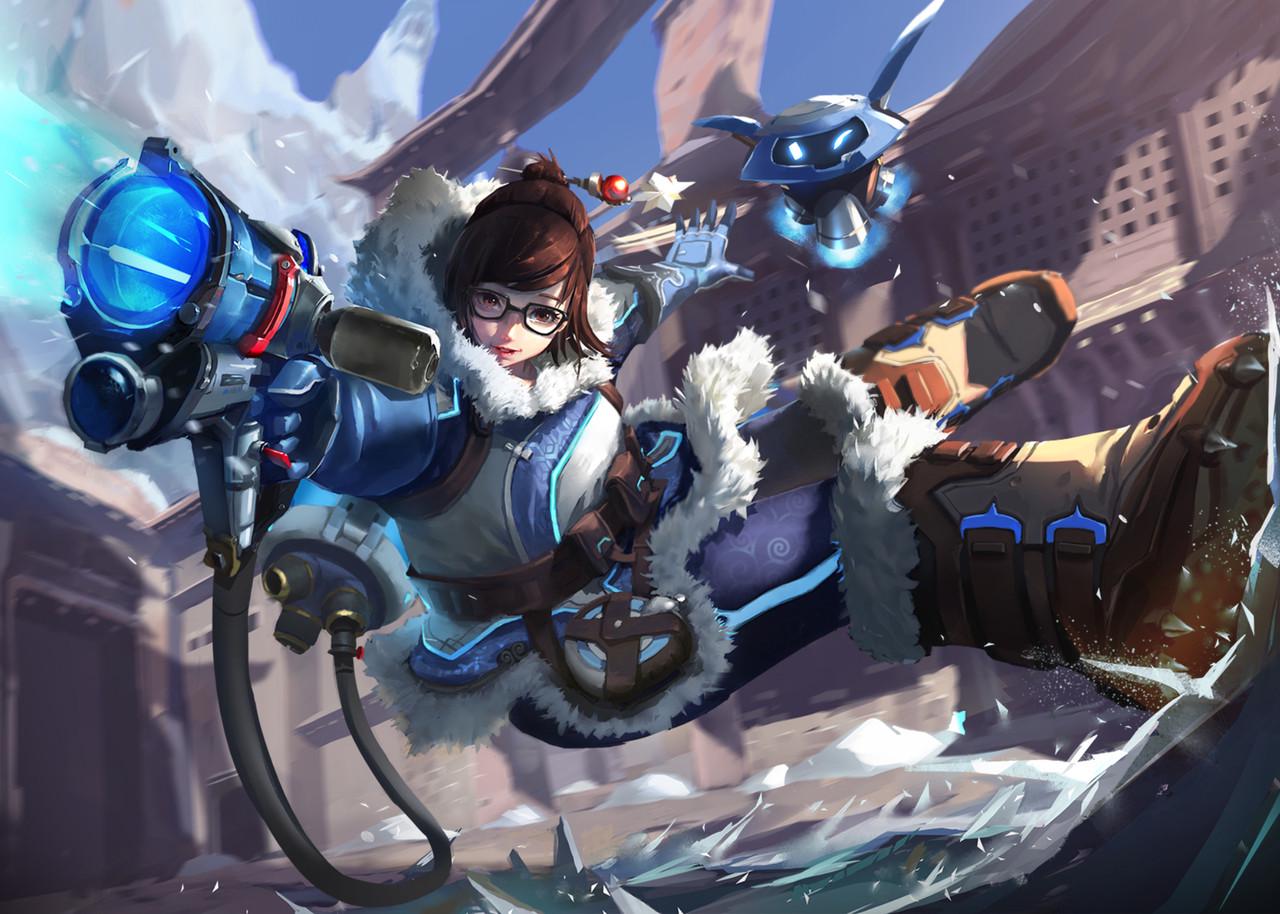 Картина постер Gee! Overwatch Овервотч Мэй 60х40 см OW.09.024