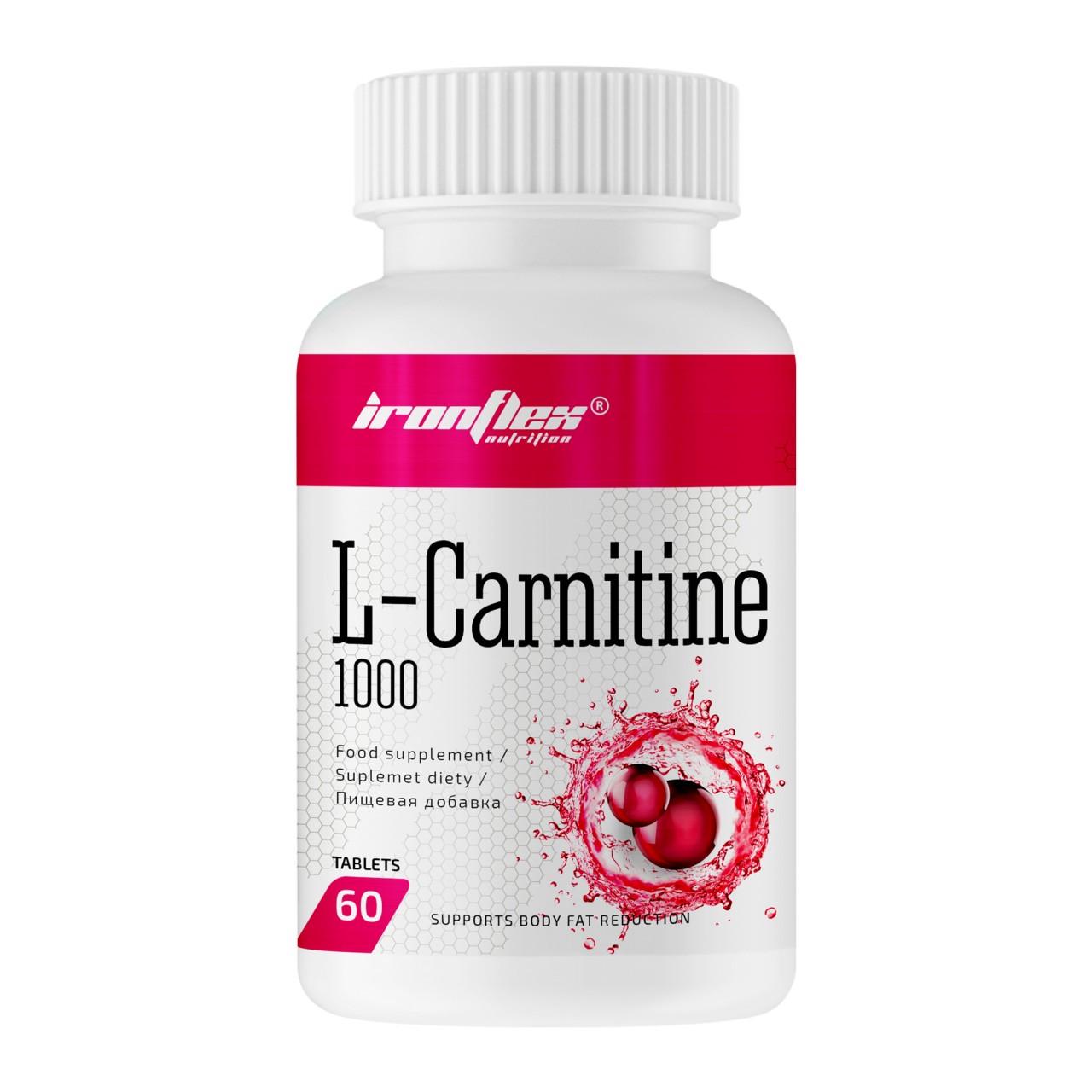 Жиросжигатель IronFlex L-Carnitine 1000 60 tablets