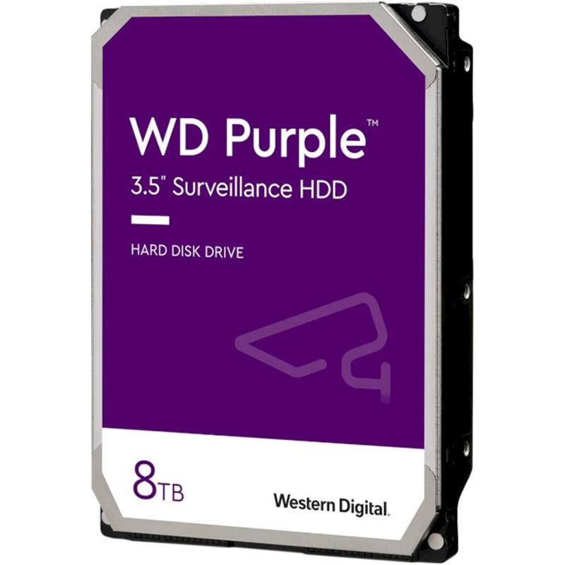 Жесткий диск WD Purple HDD 3,5" SATA 8TB 5640rpm/256MB (WD85PURZ)