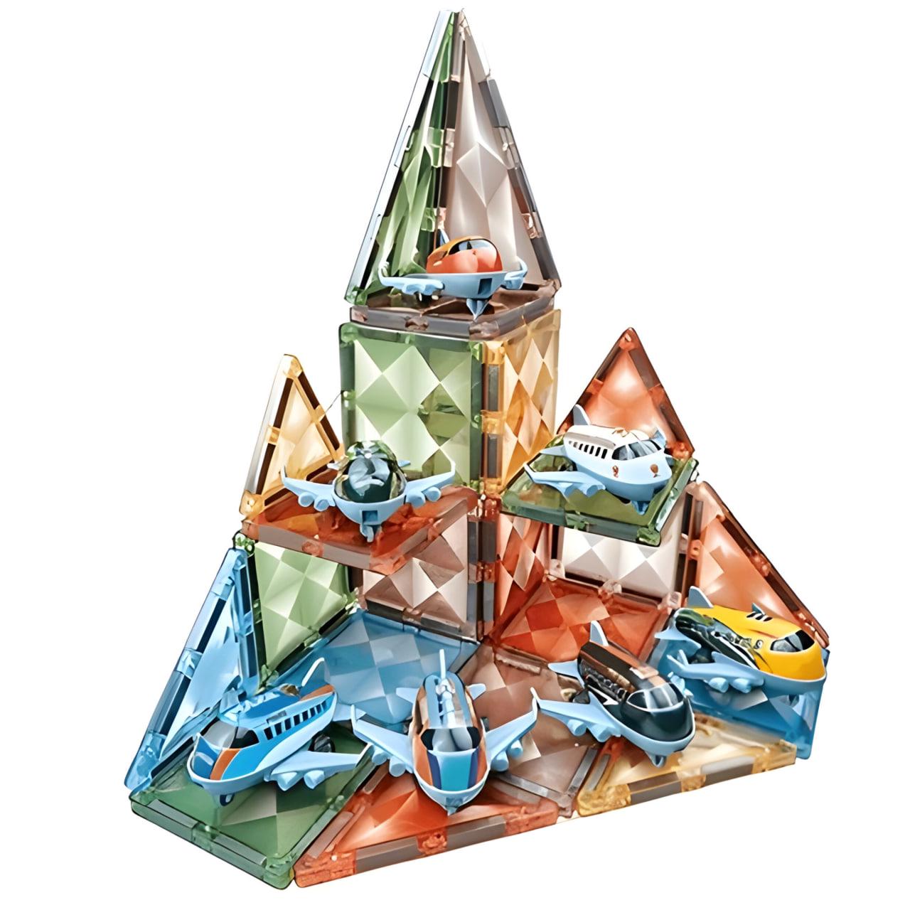 Конструктор магнитный Magnetic Building Blocks 29 деталей (СН1212)