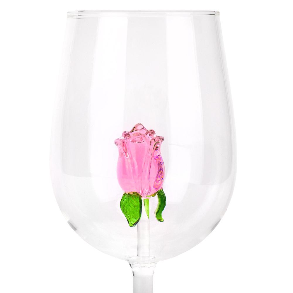 Келих Elisey 9180-003 Троянда скляний 8х22,5 см 550 мл (118-81-9180-003) - фото 2 Келих Elisey 9180-003 Троянда скляний 8х22,5 см 550 мл (118-81-9180-003) - фото 2