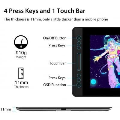 Графічний монітор-планшет Huion Kamvas 13 (GS1331) - фото 6