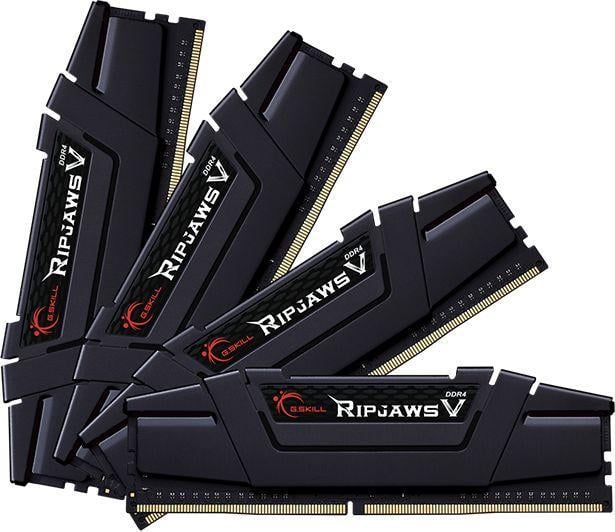 Оперативна пам'ять для ПК G.Skill 64 GB 4x16 GB DDR4 3600 MHz Ripjaws V (F4-3600C16Q-64GVKC) Оперативна пам'ять для ПК G.Skill 64 GB 4x16 GB DDR4 3600 MHz Ripjaws V (F4-3600C16Q-64GVKC)