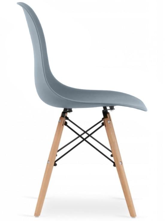 Крісло для кухні на ніжках Bonro ВN-173 Full KD Сірий (4620) - фото 2