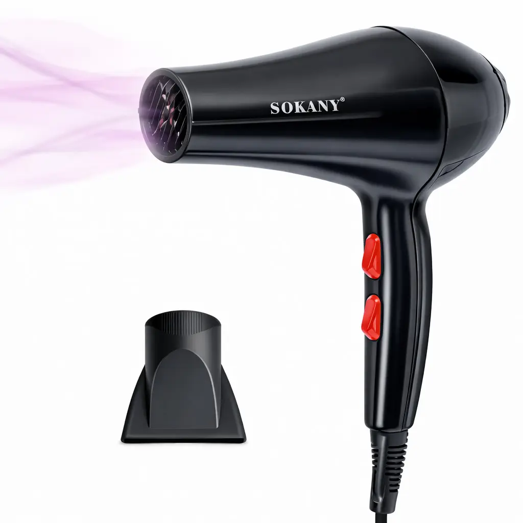 Фен для укладки волос Sokany SK-2200 с концентратором (8-18-SK-2200)