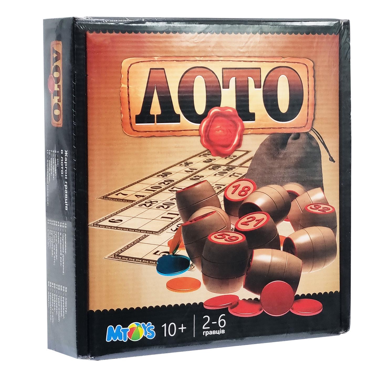 Настільна гра MToys Лото Різнокольоровий (SR-113-N-905)