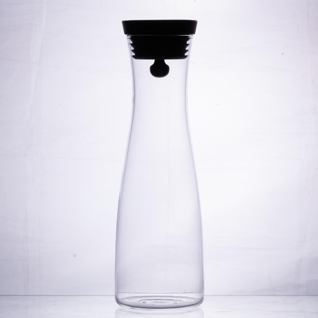 Графин с крышкой для воды/сока/лимонада стеклянный 1 л (HP-19-42) - фото 1