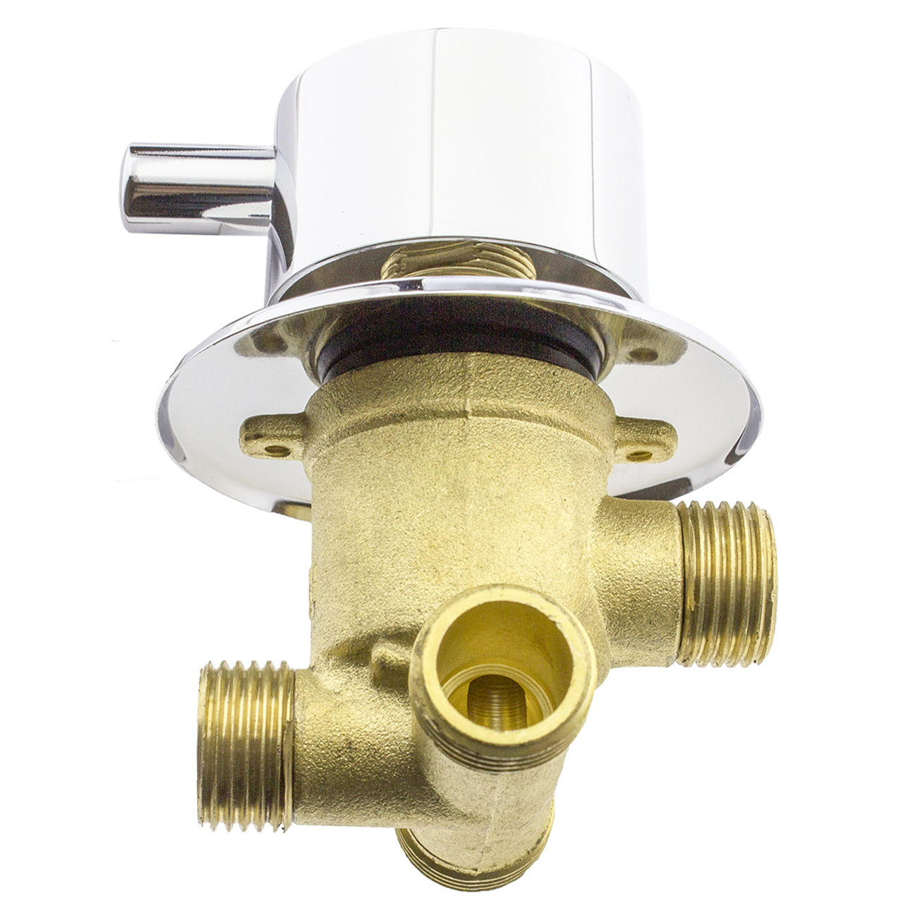 Перемикач для душової кабіни Г3 на три положення під гайку вбудовуваний (12596677)