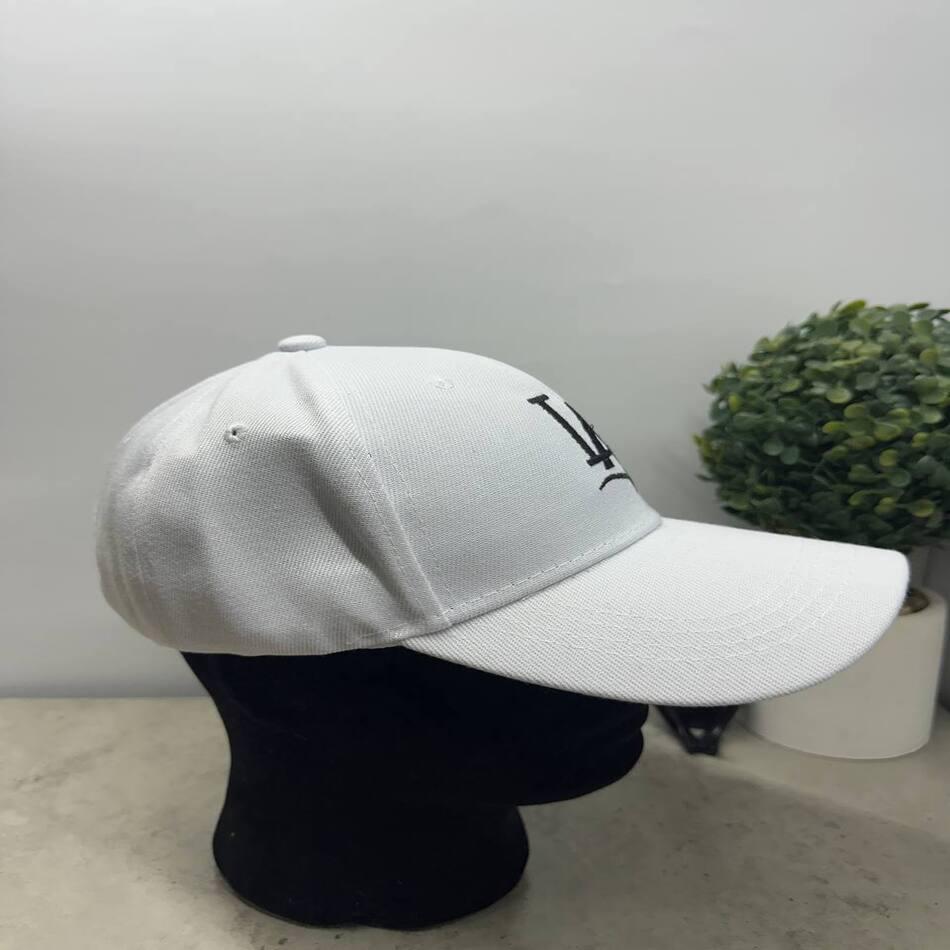 Кепка-бейсболка літня Los Angeless з великим лого OS Білий (00215) - фото 2 Кепка-бейсболка літня Los Angeless з великим лого OS Білий (00215) - фото 2