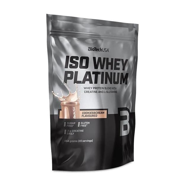 Изолят сывороточный BioTech Iso Whey Platinum 454 г Печенье с кремом