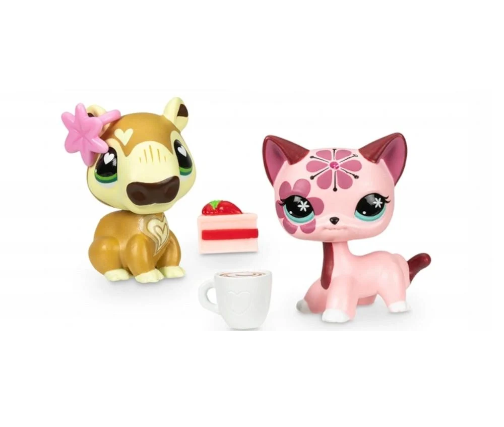 Набір фігурок Littlest Pet Shop Lps серія 4 HOLIDAY PET PAIRS святкова пара домашніх тварин Capycino