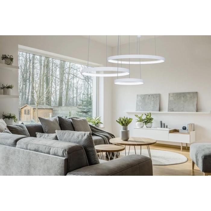 Світильник підвісний Friendlylight Santorini 58 LED 50W 3000/4000K White (FL3013) - фото 4 Світильник підвісний Friendlylight Santorini 58 LED 50W 3000/4000K White (FL3013) - фото 4