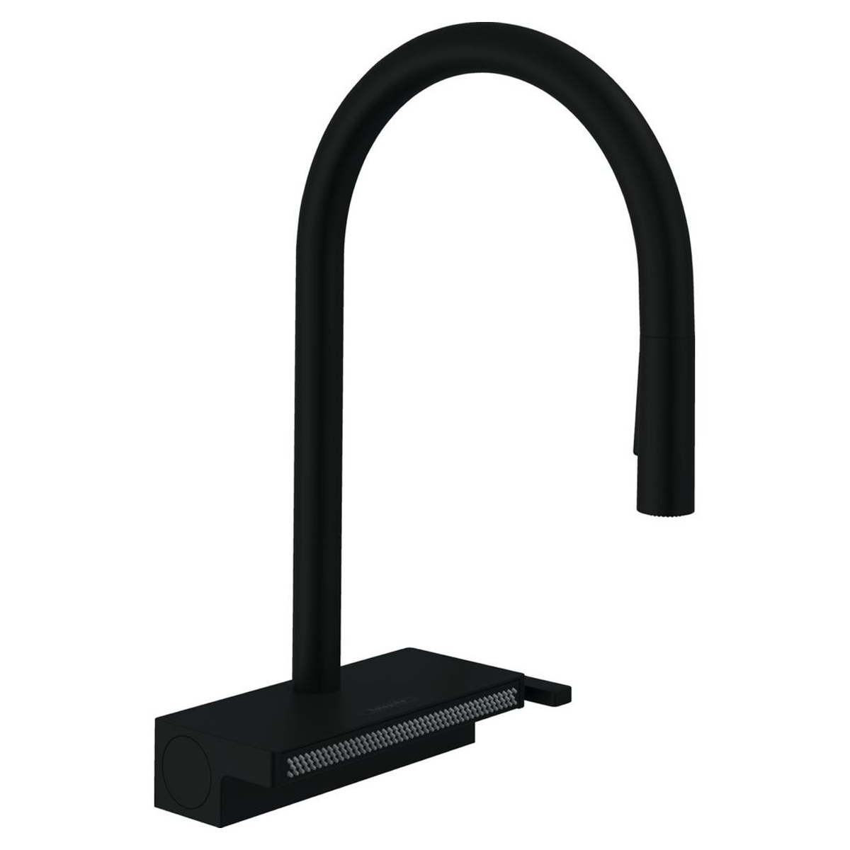 Смеситель для кухни Hansgrohe Aguno Select 170 3jet с вытяжным изливом Sbox Черный матовый (73831670)