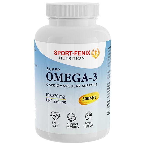 Омега SPORT-FENIX Super Omega-3 500 мг 120 капс. (000026591)