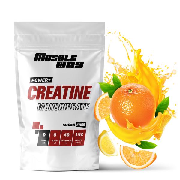 Креатин моногидрат MuscleWay Creatine Monohidrate 99,9% на 100 порций 500 г Апельсин (21-125-cre-mw-rs500.9)