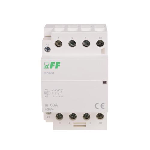 Контактор F&F ST63-31 220 В 63 A 3xNO+1xNC (00000062622)