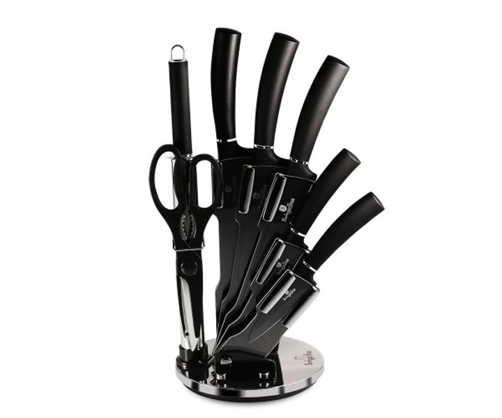 Набор ножей Berlinger Haus Black Silver Collection 8 пр. (BH-2565) Набор ножей Berlinger Haus Black Silver Collection 8 пр. (BH-2565)