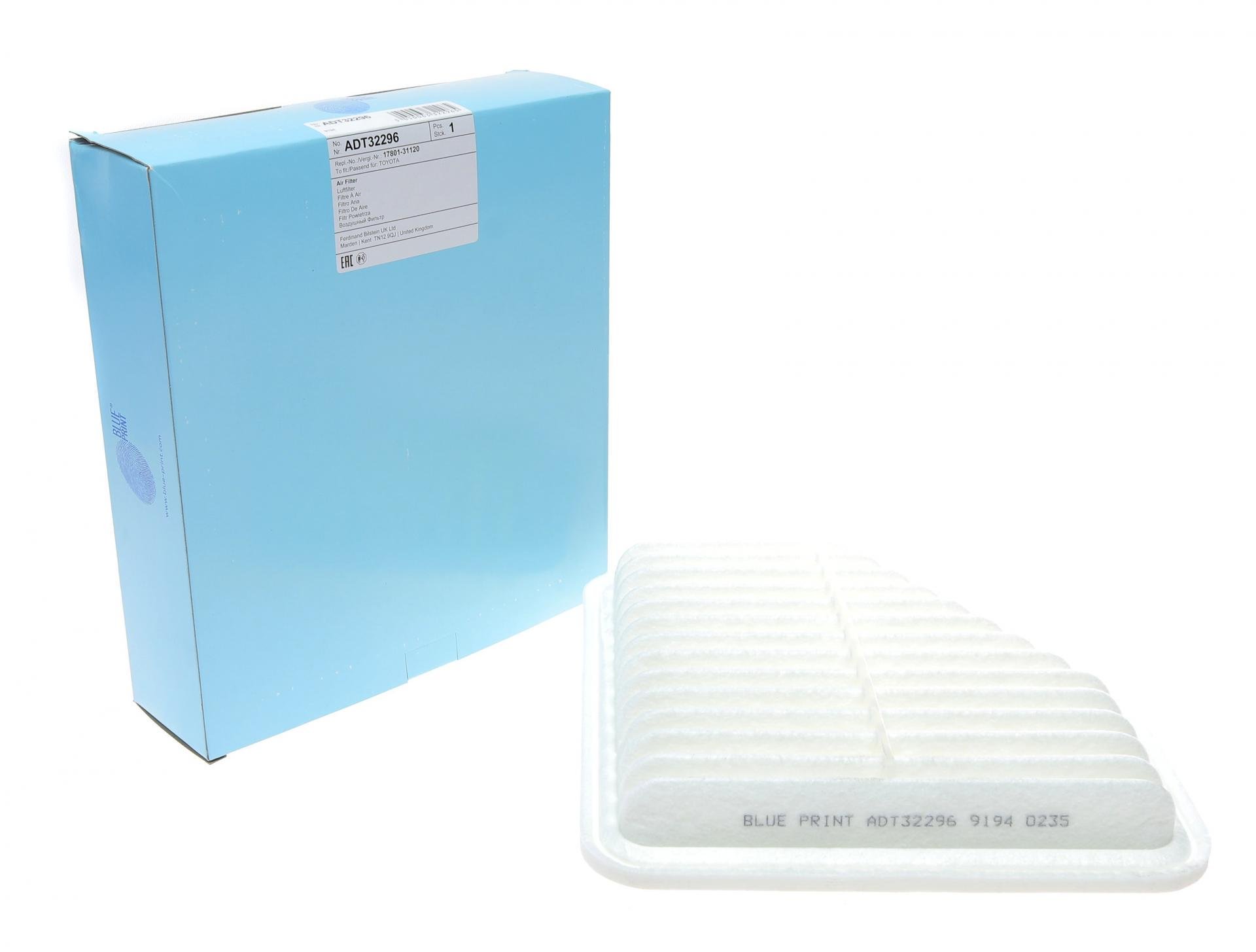 Фильтр воздушный BLUE PRINT для Toyota RAV4 2,0 4WD 06- (ADT32296)