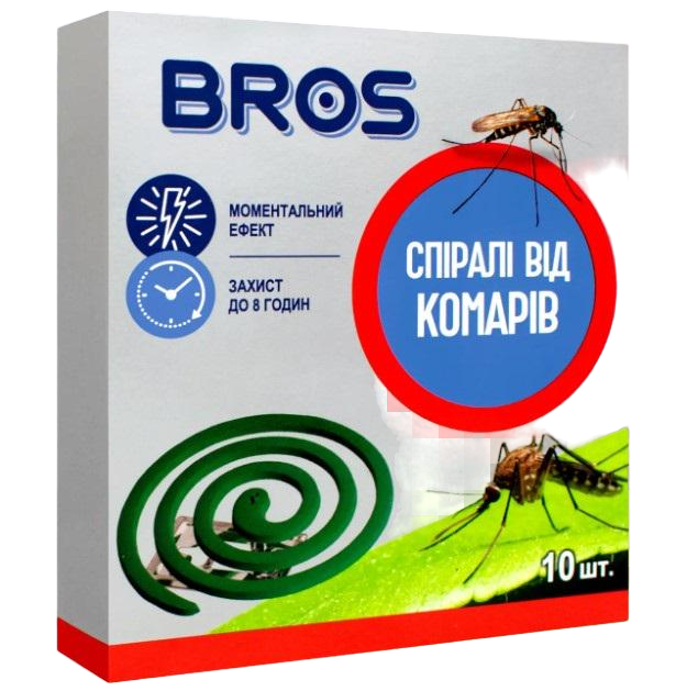 Спирали от комаров Bros 10 шт. (44486)