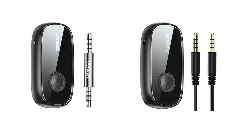 Адаптер UGREEN Bluetooth 5.1 приемник aptX HD Hi-Res 3,5 мм minijack AUX-micro USB Аудио AAC/SBC/aptX LL стерео Черный (70304) - фото 12