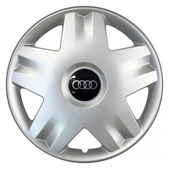 Автомобильные колпаки SKS 213 R14 с логотипом Audi 4 шт. Серебристый
