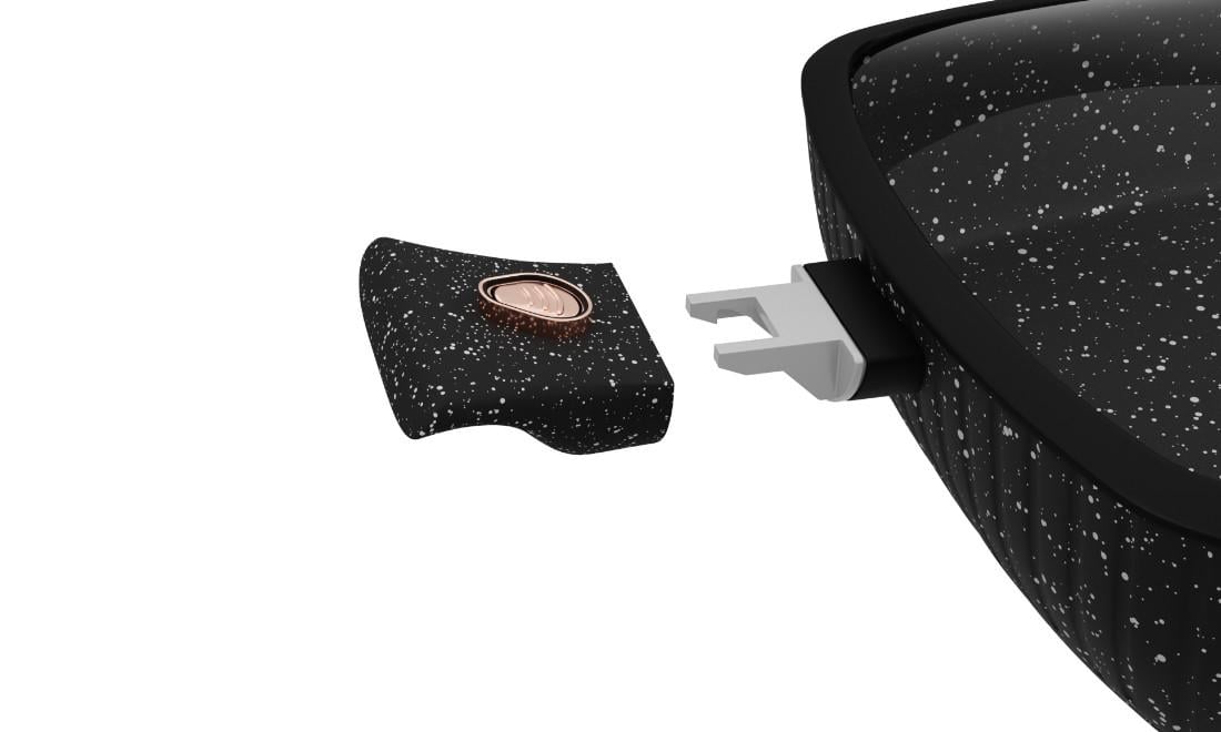 Сковорода сотейник с антипригарным покрытием Bollire Sicilia 4,4 л 28x28 см (BR-1515) - фото 2 Сковорода сотейник с антипригарным покрытием Bollire Sicilia 4,4 л 28x28 см (BR-1515) - фото 2