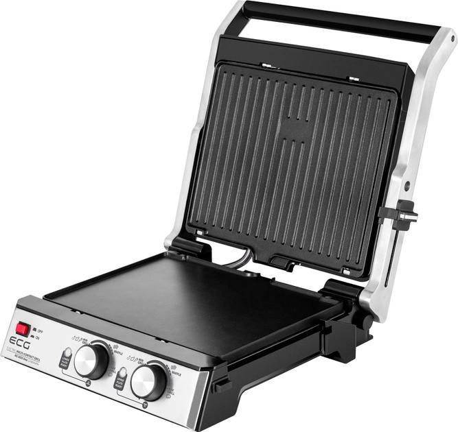 Гриль электрический контактный ECG KG 2033 Duo Grill&Waffle 2в1 2000 Вт (100213) - фото 6