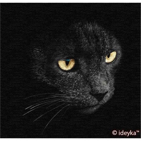 Набор для росписи по номерам Идейка Взгляд Хищники 40х40 см (КНО4204-mt)