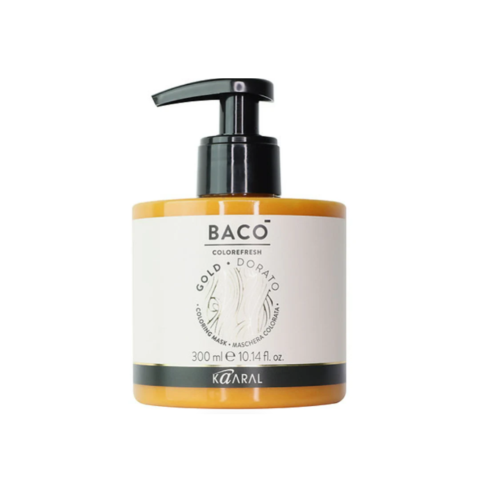 Тонуюча маска для волосся Kaaral Baco Colorefresh Mask Gold 300 мл Тонуюча маска для волосся Kaaral Baco Colorefresh Mask Gold 300 мл