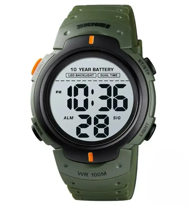 Годинник електронний Skmei 1560 Neon10 водонепроникний та протиударний (2336068934)