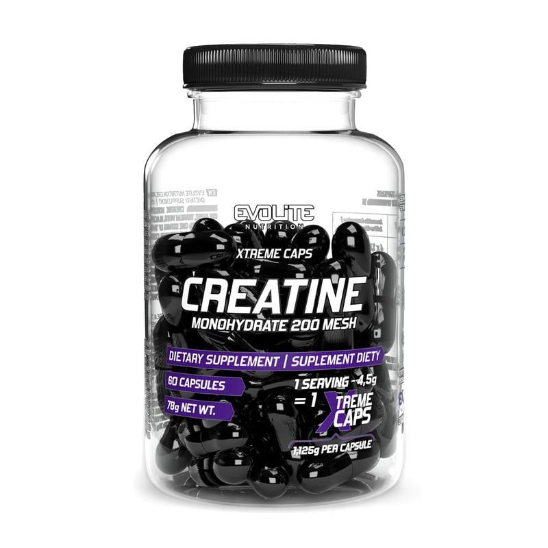 Креатин моногидрат Evolite Nutrition Creatine Monohydrate Xtreme 60 капс. (22174-01)