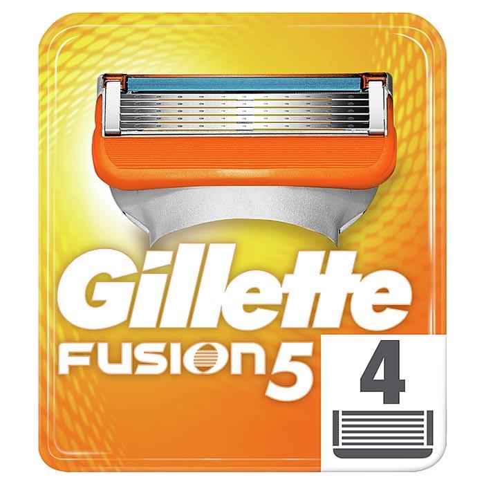 Сменные кассеты для бритья Gillette Fusion 5 4шт (1647237889)