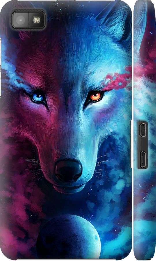 Чехол на Blackberry Z10 Арт-волк (3999c-392-42517)